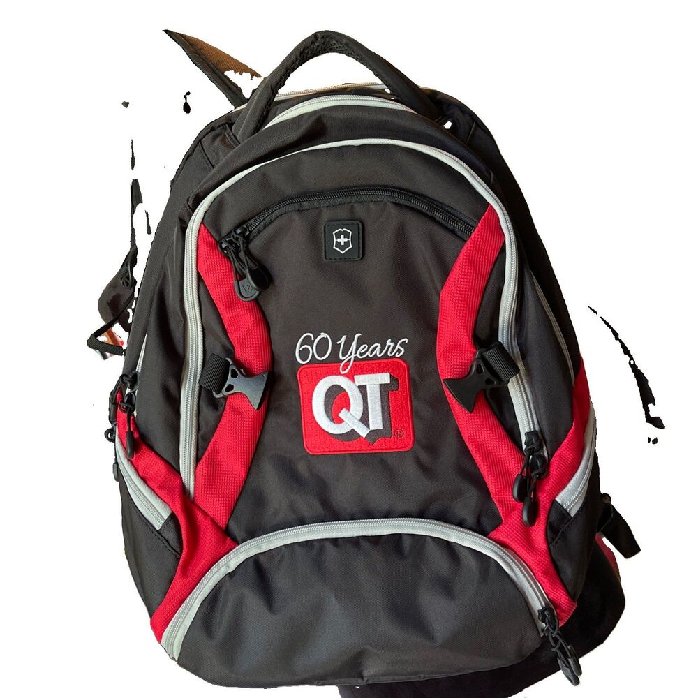 Victorinox Quik-Trip 60th Anniversary Backpack Red Black Travel 16” NWOT